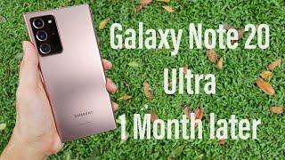 A New MAJOR PROBLEM with the Galaxy Note 20 Ultra ! 1 Month later Review