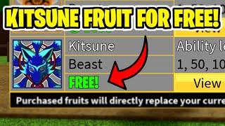 FREE PERMANENT KITSUNE FRUIT GLITCH! #bloxfruits #roblox #glitch