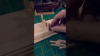 Ship modeling. Сutting planks at an angle. Scale 1/72