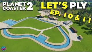 DOUBLE BILL: Pools! Let's Play Planet Coaster 2 - Ep 10 & 11. Let's Play / Easy Challenge Mode