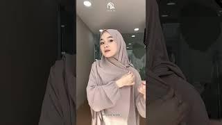 Tutorial Hijab Syari Simple  #tutorialhijab #shorts