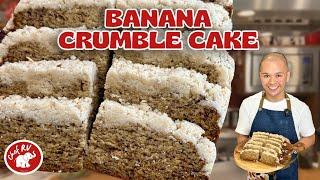 CHEF RV’s SECRET TO A VERY MOIST BANANA CRUMBLE CAKE!