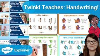 Twinkl Teaches: Handwriting Video Lessons!