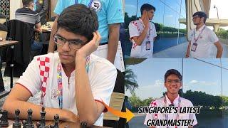 "I would like to finish top 5!" | Singapore's latest GM, Siddharth Jagadeesh | World Juniors 2024