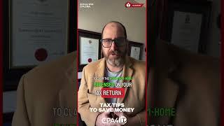 Claim work from home expenses
