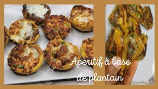 Surprenez vos invités avec cette recette !!! Deux apéritifs à base de plantain !