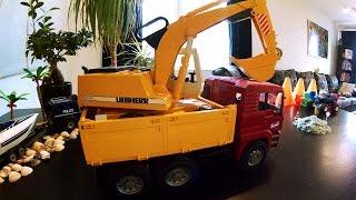 Vehicle toys Truck and Excavator Construction  | Truck en Graafmachine | Bruder speelgoed set