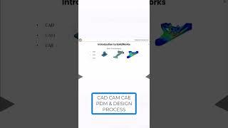 CAD CAM CAE & DESIGN PROCESS #solidworkscad #cadd_engineer #cae #tutorial #automobile