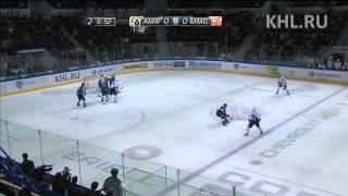 Gonchar fails, then scores his first KHL goal