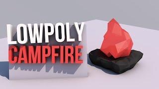 Создание анимированного LowPoly костра - Cinema 4D