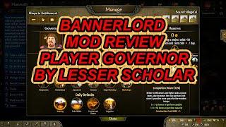 Bannerlord Mod Review - Player Governor By Lesser Scholar | Flesson19