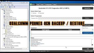 Qualcomm Phone QCN Backup And Restore Easy Step