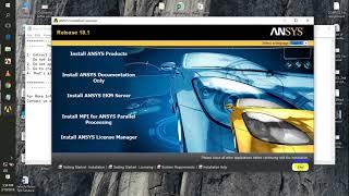 How to install ANSYS 18 1