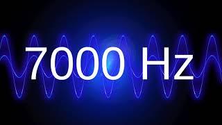 7000 Hz clean pure sine wave TEST TONE 7 khz frequency