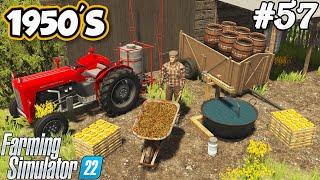 1950'S. New sprayer. Herbicide production. Honey centrifugation. Selling butter. FS 22. Ep 57