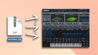 How to install serum presets, skins & wavetable packs