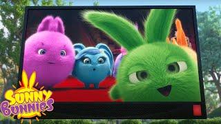 Sunny Bunnies - MOVIE TIME! | SEASON 4 COMPILATION | Funny Cartoons For Kids