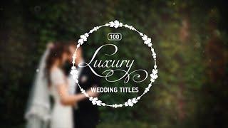 50 Wedding Titles || for premiere Pro