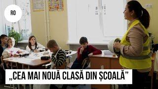 Cum refugiatele din Ucraina au renovat o sală de clasă la gimnaziul „Taras Șevcenco” din Chișinău