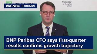 BNP Paribas CFO says first-quarter results confirms growth trajectory