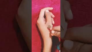 Simple Mehndi Design ll #mehndi #shorts #noora