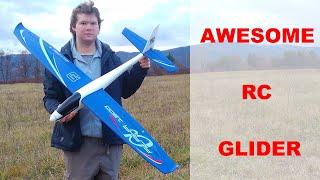 First / Maiden Flight with Alpha 1500 Awesome RC Glider/ model made by Pelikan Daniel