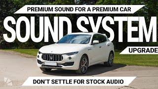 Maserati Levante Sound System Upgrade | Custom A-Pillar Audio Upgrade | Cambridge Car Audio