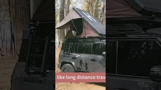 If you like long-distance self-driving, would you choose to install a roof tent? #rooftent #rooftop