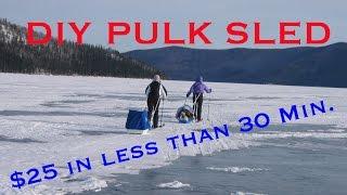 How to make a Pulk Sled, Ski Sled in 30 min. for $25!