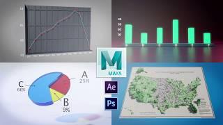 [TRAILER] 3D Data Visualization in Autodesk Maya