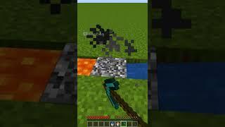 How To Make a Cobblestone Generator in Minecraft #shorts