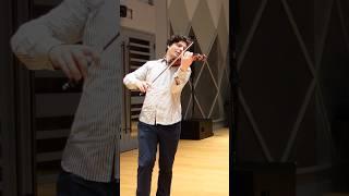 Rehearsal with Augustin Hadelich & Chelsea de Souza, Bottesini Gran Duo.