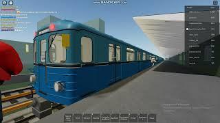 Еж3 отправляется со станции Выхино в Automatic Moscow Metro Roblox