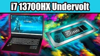 Undervolt your Laptop i7 13700HX for more FPS