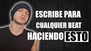 Esta Forma De Escribir Rap Funciona Para Cualquier Beat.