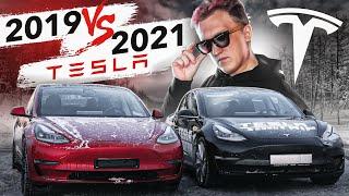 I bought a NEW TESLA FOR 6.000.000 rubles | Comparison Tesla Model 3 2019 vs 2021 | DRIFT on Tesla