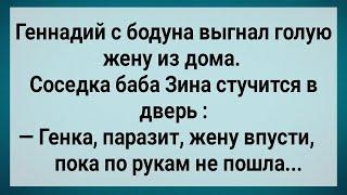 Как Геннадий с Бодуна Жену Выгнал! Сборник Свежих Анекдотов! Юмор!