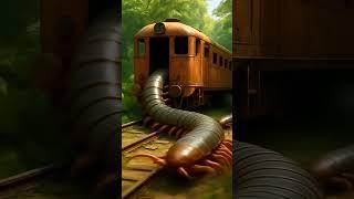 Nature Exploration : Giant centipede #shorts #trending #ai