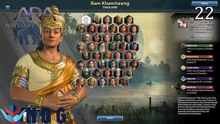 Lets play ARA History Untold | First look Ep22 | Thailand | Information Age almost done