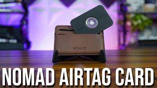 Nomad Card for AirTag Leather Wallet Review