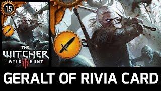 The Witcher 3: Gwent Geralt of Rivia Card