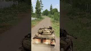 ТАНК Т-90 против LEOPARD 2A6 в ARMA 3 #shorts #squad  #всрф #арма3 #война #вагнер #всу #танк