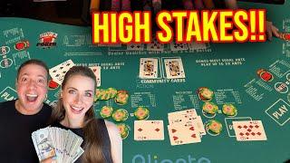HIGH STAKES WILD 5 POKER IN LAS VEGAS!! $500 HANDS!!
