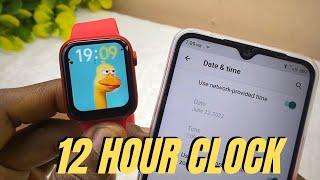 Wear Fit Pro Time Settings