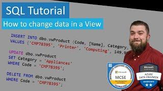 SQL Tutorial - How to change data in a View