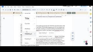 Create a Table of Contents with Google Doc Headings