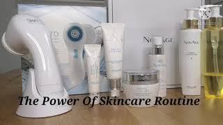 The power of a skincare routine.  Oriflame NovAge bright sublime