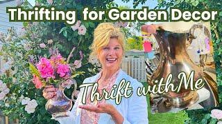 Come Garden Thrifting  With Me For Garden Decor Finds!