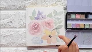 Joly Poa Painting with the Vintage Pastel Confections Set