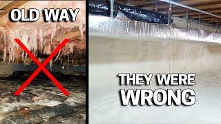 MINDBLOWING Crawlspace Transformation - Next Level ENCAPSULATION